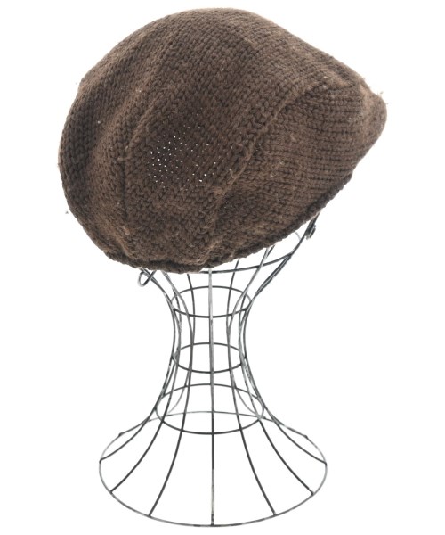 yohji yamamoto POUR HOMME（ヨウジヤマモトプールオム）ハンチング・ベレー帽 茶 サイズ:- メンズ/2200651902069