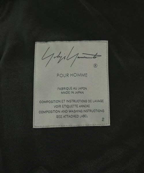 yohji yamamoto POUR HOMME（ヨウジヤマモトプールオム）その他 黒 サイズ:2(S位) メンズ/2200640660147
