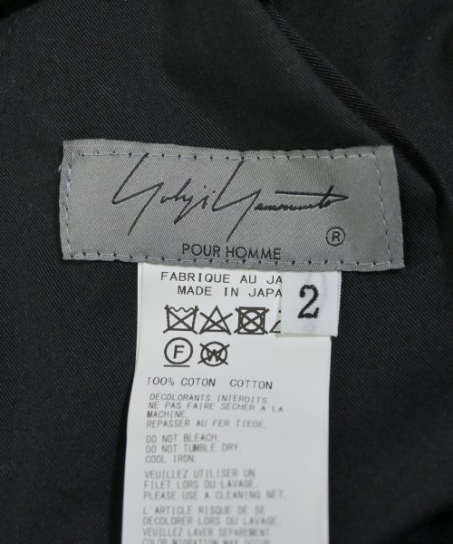 yohji yamamoto POUR HOMME（ヨウジヤマモトプールオム）その他 黒 サイズ:2(S位) メンズ/2200657630010