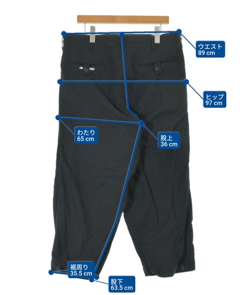 yohji yamamoto POUR HOMME（ヨウジヤマモトプールオム）その他 黒 サイズ:2(S位) メンズ/2200657630010