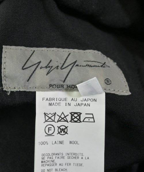 yohji yamamoto POUR HOMME（ヨウジヤマモトプールオム）ショートパンツ 黒 サイズ:2(S位) メンズ/2200657630027