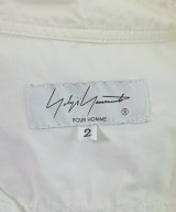 yohji yamamoto POUR HOMME（ヨウジヤマモトプールオム）カジュアルシャツ 白 サイズ:2(S位) メンズ/2200657630041
