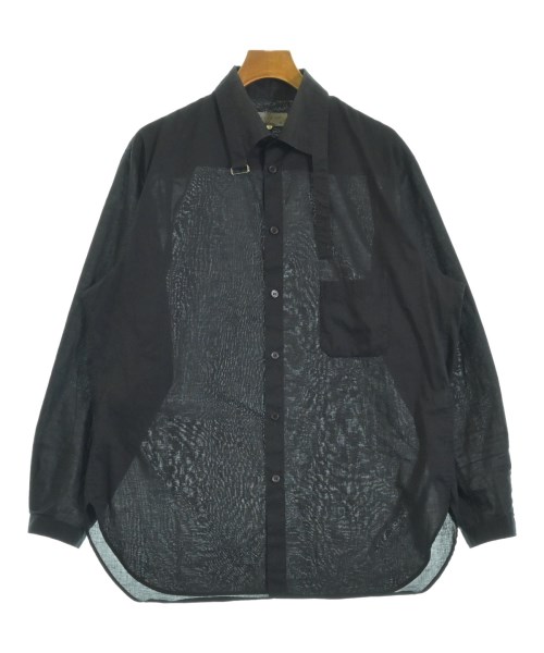 yohji yamamoto POUR HOMME(ヨウジヤマモトプールオム)カジュアルシャツ 黒 サイズ:4(L位)/2200657651015