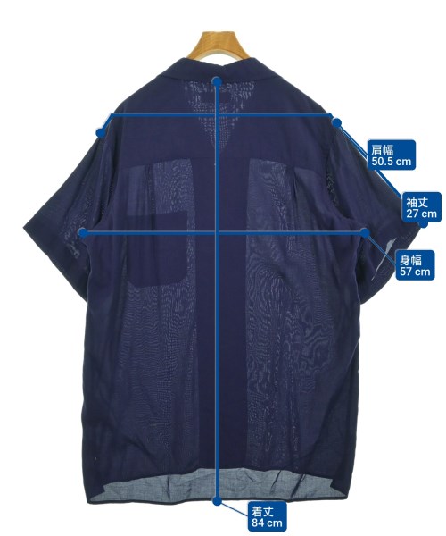 yohji yamamoto POUR HOMME（ヨウジヤマモトプールオム）カジュアルシャツ 紫 サイズ:2(S位) メンズ/2200657677015