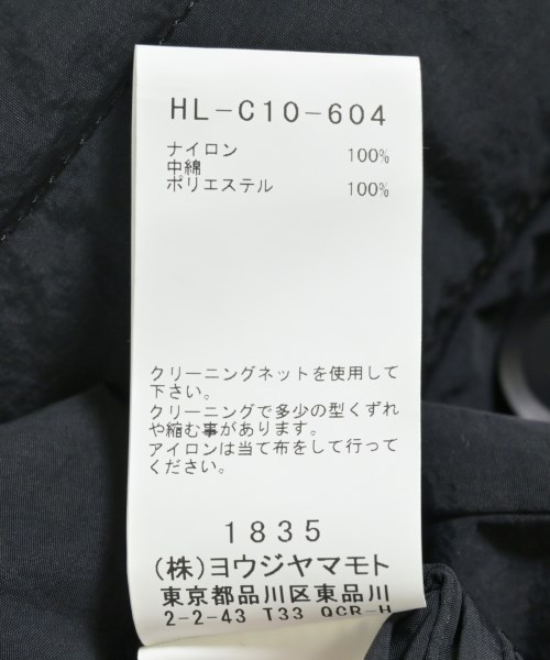 yohji yamamoto POUR HOMME（ヨウジヤマモトプールオム）ダウンコート 黒 サイズ:2(S位) メンズ/2200657718015