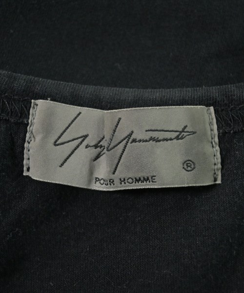 yohji yamamoto POUR HOMME（ヨウジヤマモトプールオム）Tシャツ・カットソー 黒 サイズ:3(M位) メンズ/2200657908089