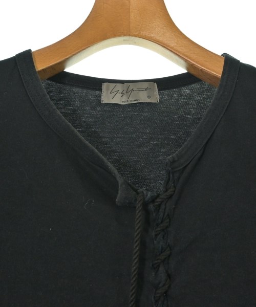 yohji yamamoto POUR HOMME（ヨウジヤマモトプールオム）Tシャツ・カットソー 黒 サイズ:3(M位) メンズ/2200657908089