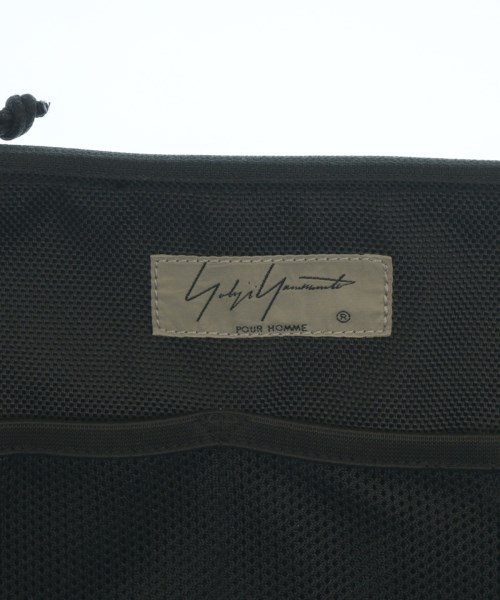 yohji yamamoto POUR HOMME（ヨウジヤマモトプールオム）ショルダーバッグ 黒 サイズ:- メンズ/2200658221088