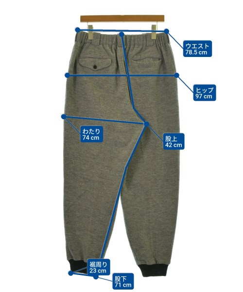 yohji yamamoto POUR HOMME（ヨウジヤマモトプールオム）その他 グレー サイズ:S メンズ/2200658261091