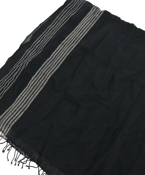 yohji yamamoto POUR HOMME（ヨウジヤマモトプールオム）ストール 黒 サイズ:- メンズ/2200658261220