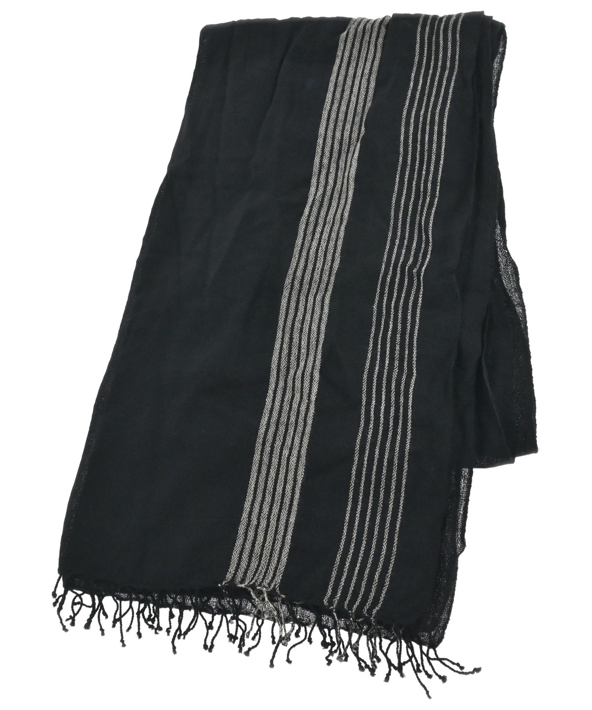 yohji yamamoto POUR HOMME（ヨウジヤマモトプールオム）ストール 黒