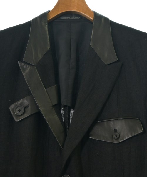 yohji yamamoto POUR HOMME（ヨウジヤマモトプールオム）カジュアルジャケット 黒 サイズ:2(S位) メンズ/2200659281012