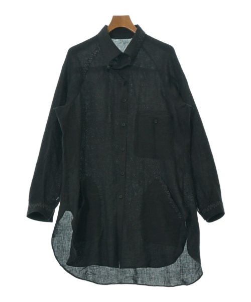 yohji yamamoto POUR HOMME(ヨウジヤマモトプールオム)カジュアルシャツ 黒 サイズ:2(S位)/2200659281029