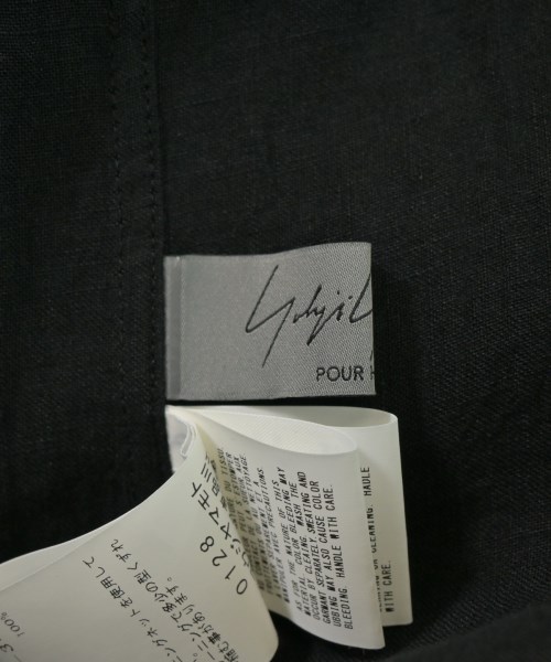 yohji yamamoto POUR HOMME（ヨウジヤマモトプールオム）カジュアルシャツ 黒 サイズ:2(S位) メンズ/2200659281029