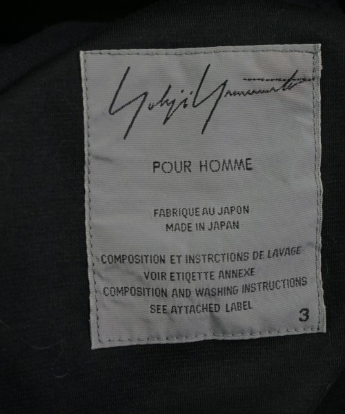 yohji yamamoto POUR HOMME（ヨウジヤマモトプールオム）その他 黒 サイズ:3(M位) メンズ/2200657855079