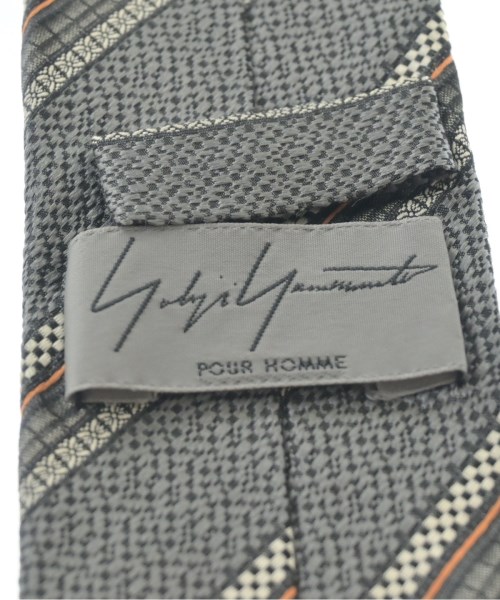 yohji yamamoto POUR HOMME（ヨウジヤマモトプールオム）ネクタイ グレー サイズ:- メンズ/2200660398020