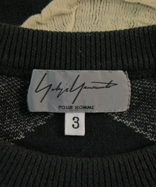 yohji yamamoto POUR HOMME（ヨウジヤマモトプールオム）ニット・セーター 黒 サイズ:3(M位) メンズ/2200658667237