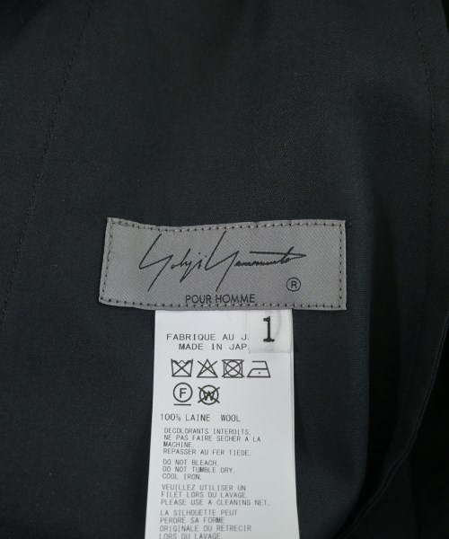 yohji yamamoto POUR HOMME（ヨウジヤマモトプールオム）その他 黒 サイズ:1(XS位) メンズ/2200660865010
