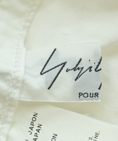 yohji yamamoto POUR HOMME（ヨウジヤマモトプールオム）カジュアルシャツ 白 サイズ:2(S位) メンズ/2200661674123