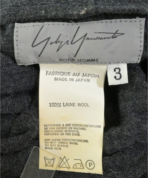 yohji yamamoto POUR HOMME（ヨウジヤマモトプールオム）ニット・セーター 黒 サイズ:3(M位) メンズ/2200657300135