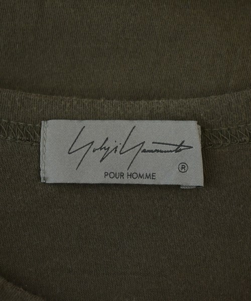 yohji yamamoto POUR HOMME（ヨウジヤマモトプールオム）Tシャツ・カットソー カーキ サイズ:3(M位) メンズ/2200662180074