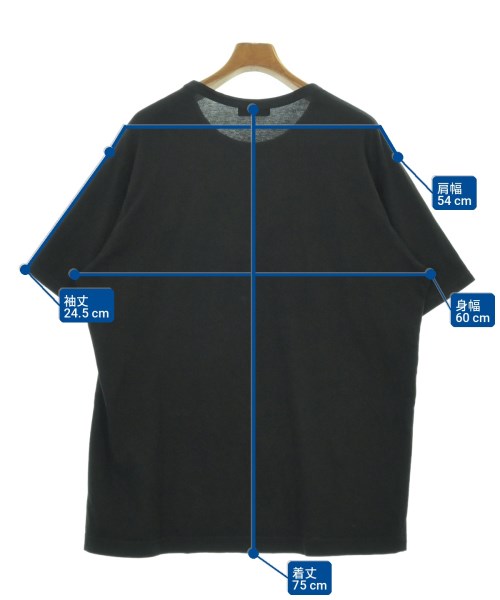 yohji yamamoto POUR HOMME（ヨウジヤマモトプールオム）Tシャツ・カットソー 黒 サイズ:3(M位) メンズ/2200710792013