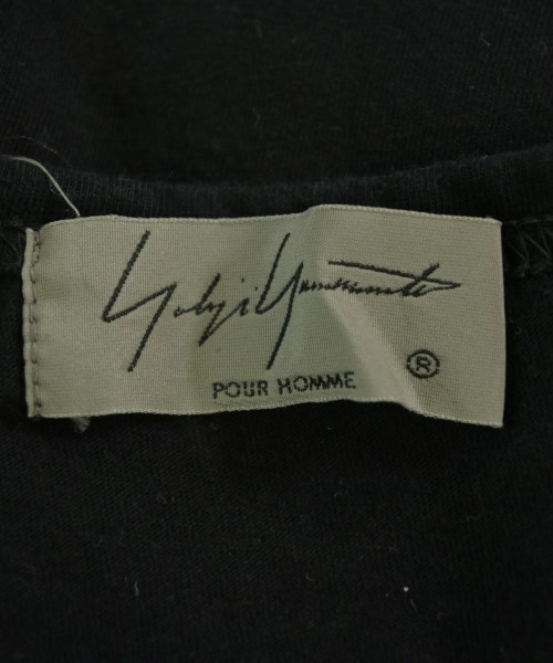 yohji yamamoto POUR HOMME（ヨウジヤマモトプールオム）Tシャツ・カットソー 黒 サイズ:3(M位) メンズ/2200711425057