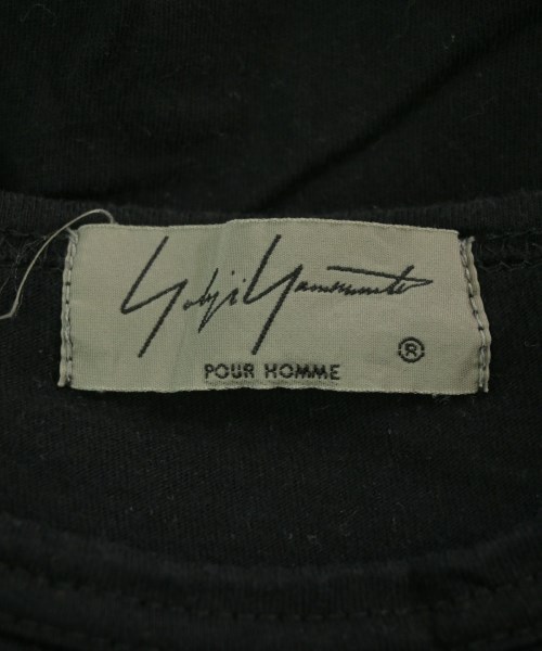 yohji yamamoto POUR HOMME（ヨウジヤマモトプールオム）Tシャツ・カットソー 黒 サイズ:3(M位) メンズ/2200711425064