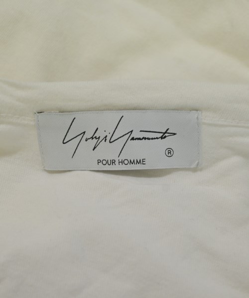 yohji yamamoto POUR HOMME（ヨウジヤマモトプールオム）Tシャツ・カットソー 白 サイズ:3(M位) メンズ/2200711751033