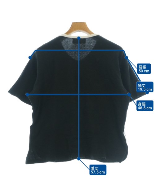 yohji yamamoto POUR HOMME（ヨウジヤマモトプールオム）Tシャツ・カットソー 黒 サイズ:-(M位) メンズ/2200712568067