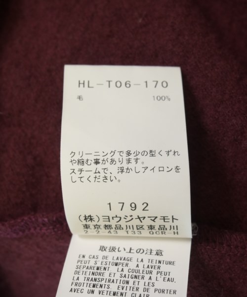 yohji yamamoto POUR HOMME（ヨウジヤマモトプールオム）ニット・セーター 赤 サイズ:3(M位) メンズ/2200712675017