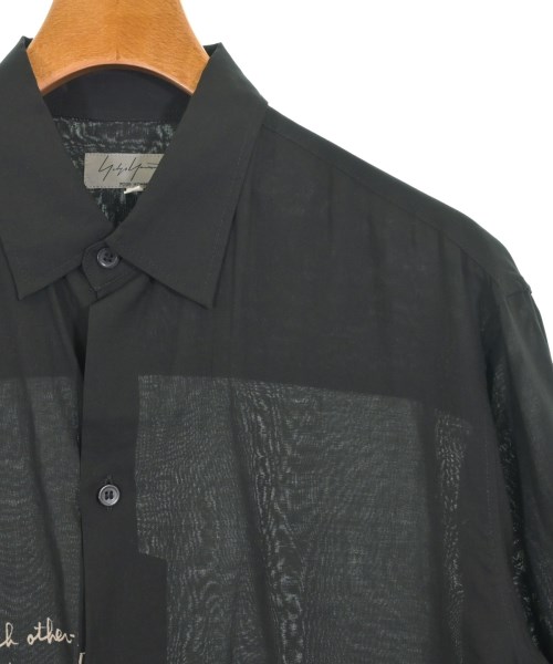 yohji yamamoto POUR HOMME（ヨウジヤマモトプールオム）カジュアルシャツ 黒 サイズ:1(XS位) メンズ/2200713340082