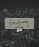 yohji yamamoto POUR HOMME（ヨウジヤマモトプールオム）カジュアルシャツ 黒 サイズ:1(XS位) メンズ/2200713340082