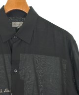 yohji yamamoto POUR HOMME（ヨウジヤマモトプールオム）カジュアルシャツ 黒 サイズ:1(XS位) メンズ/2200713340082