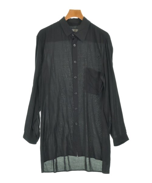 yohji yamamoto POUR HOMME（ヨウジヤマモトプールオム）カジュアルシャツ 黒 サイズ:2(S位) メンズ/2200713377040