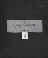 yohji yamamoto POUR HOMME（ヨウジヤマモトプールオム）カジュアルシャツ 黒 サイズ:2(S位) メンズ/2200713377071