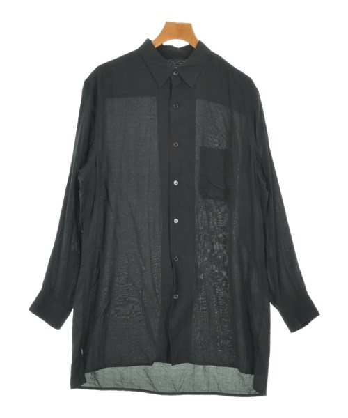 yohji yamamoto POUR HOMME（ヨウジヤマモトプールオム）カジュアルシャツ 黒 サイズ:2(S位) メンズ/2200713377088