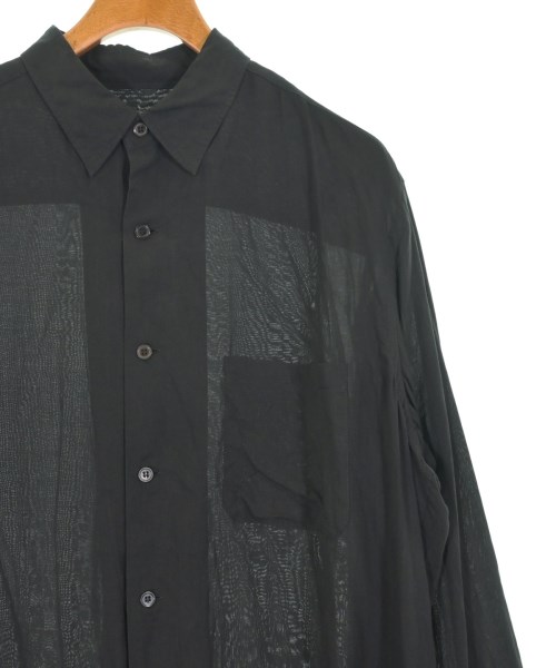 yohji yamamoto POUR HOMME（ヨウジヤマモトプールオム）カジュアルシャツ 黒 サイズ:2(S位) メンズ/2200713377088