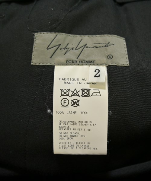 yohji yamamoto POUR HOMME（ヨウジヤマモトプールオム）その他 黒 サイズ:2(S位) メンズ/2200714250076