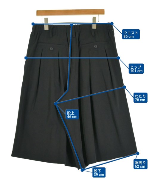 yohji yamamoto POUR HOMME（ヨウジヤマモトプールオム）その他 黒 サイズ:2(S位) メンズ/2200714250076