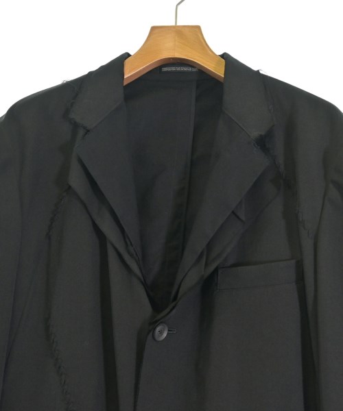 yohji yamamoto POUR HOMME（ヨウジヤマモトプールオム）カジュアルジャケット 黒 サイズ:2(S位) メンズ/2200714529011