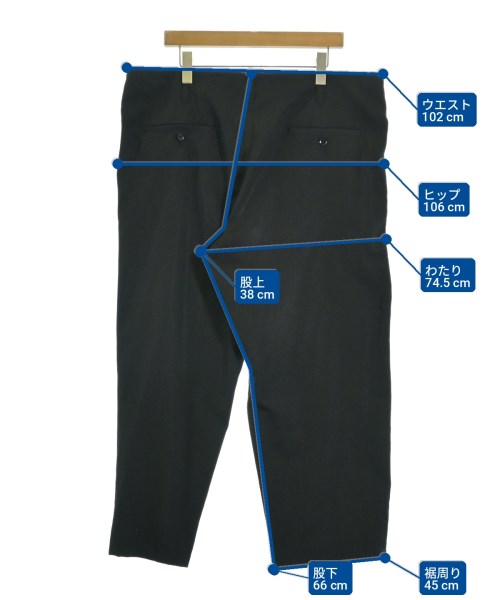 yohji yamamoto POUR HOMME（ヨウジヤマモトプールオム）その他 黒 サイズ:3(M位) メンズ/2200715074015
