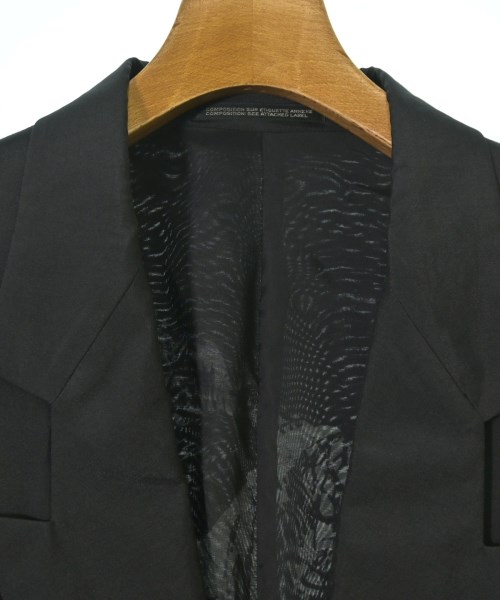 yohji yamamoto POUR HOMME（ヨウジヤマモトプールオム）カジュアルジャケット 黒 サイズ:2(S位) メンズ/2200715578049