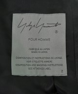 yohji yamamoto POUR HOMME（ヨウジヤマモトプールオム）カジュアルジャケット 黒 サイズ:2(S位) メンズ/2200715578049