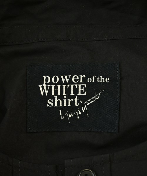 power of the WHITE shirt（パワーオブザホワイトシャツ）カジュアルシャツ 黒 サイズ:1(S位) メンズ/2200716179061