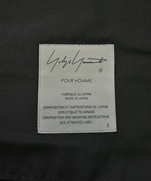 yohji yamamoto POUR HOMME（ヨウジヤマモトプールオム）その他 黒 サイズ:2(S位) メンズ/2200716606048