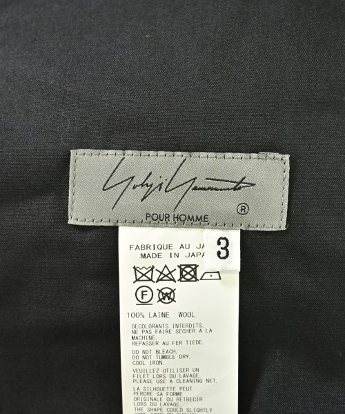 yohji yamamoto POUR HOMME（ヨウジヤマモトプールオム）その他 黒 サイズ:3(M位) メンズ/2200716606062