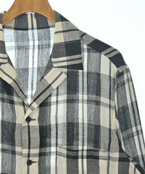 yohji yamamoto POUR HOMME（ヨウジヤマモトプールオム）カジュアルシャツ 黒 サイズ:2(S位) メンズ/2200716823018