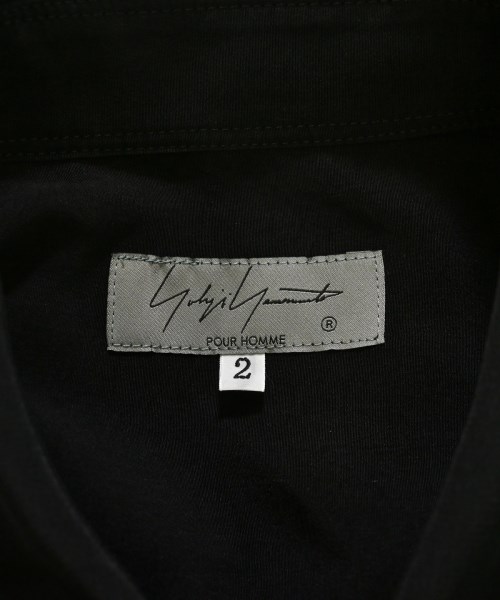 yohji yamamoto POUR HOMME（ヨウジヤマモトプールオム）ドレスシャツ 黒 サイズ:2(S位) メンズ/2200716853015
