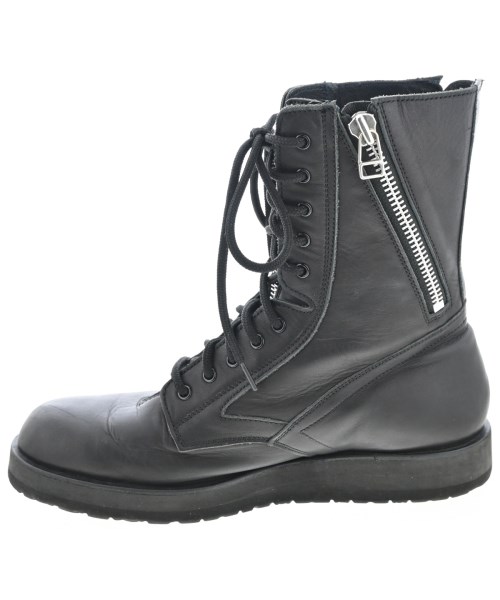 yohji yamamoto POUR HOMME（ヨウジヤマモトプールオム）ブーツ 黒 サイズ:4(27cm位) メンズ/2200716853039